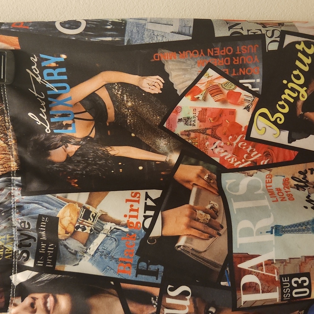 Y2k Mermaid Style Magazine Print Black Girl Magic Skirt Size Medium - Picture 6 of 8